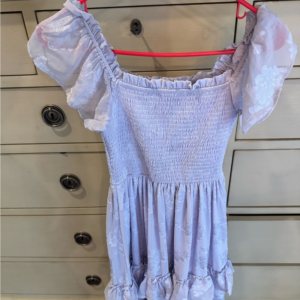 Rare Editions Lavender Kids Casual Dress